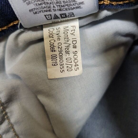 Express Straight Super High Rise Ankle Jeans Blue‎ Medium Wash Womens 2 - Picture 16 of 16